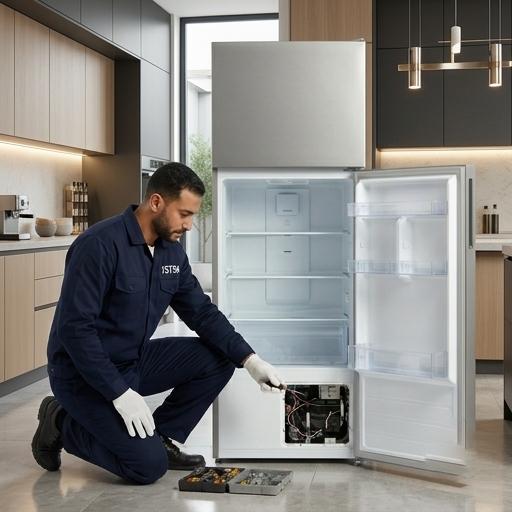 داخل ثلاجة سامسونج يظهر التقسيم الذكي